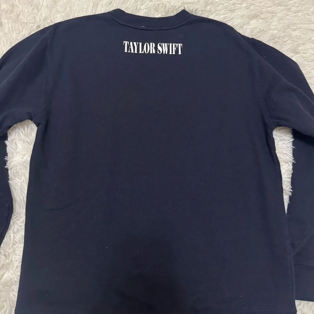 Taylor Swift Crewneck Taylor Swift Midnights Crewneck Navy Crewneck - Picture 4 of 4